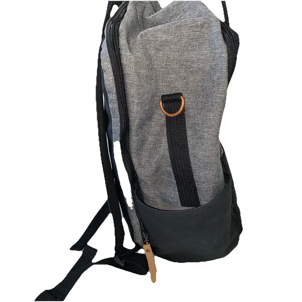 Baby Bag Petunia Pickle Bottom Diaper Mom Dad Backpack Gray Black Minimal